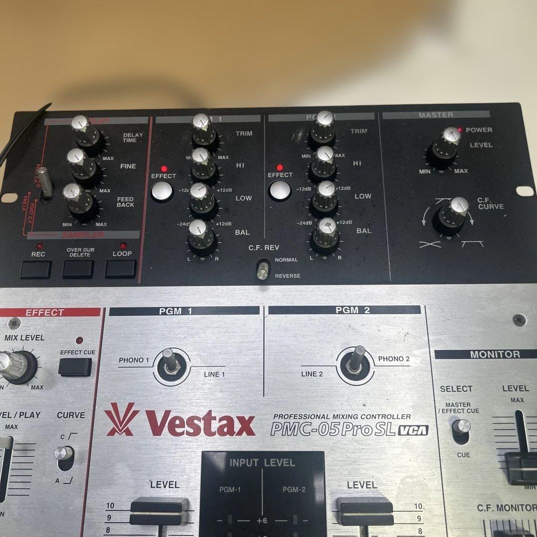6013【通電確認のみ】Vestax DJミキサー PMC-05ProSL