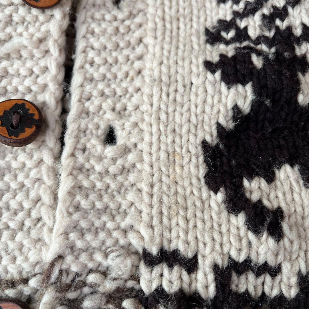 Kanataカウチンニット限定50'sVintageウッドボタンサイズM〜L相当