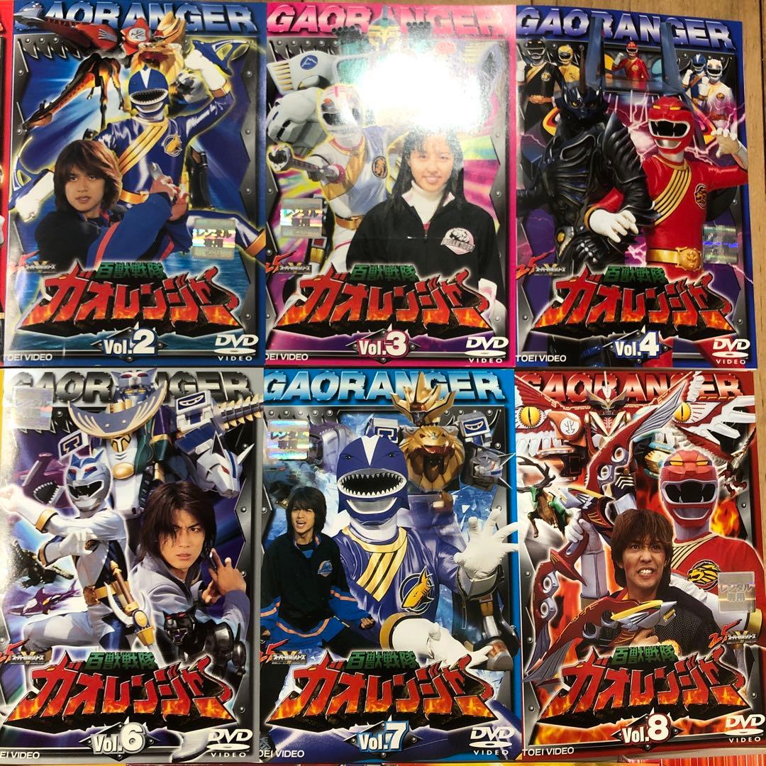 百獣戦隊ガオレンジャー 全12巻 劇場版 全1巻 完結 DVD 全13巻セット