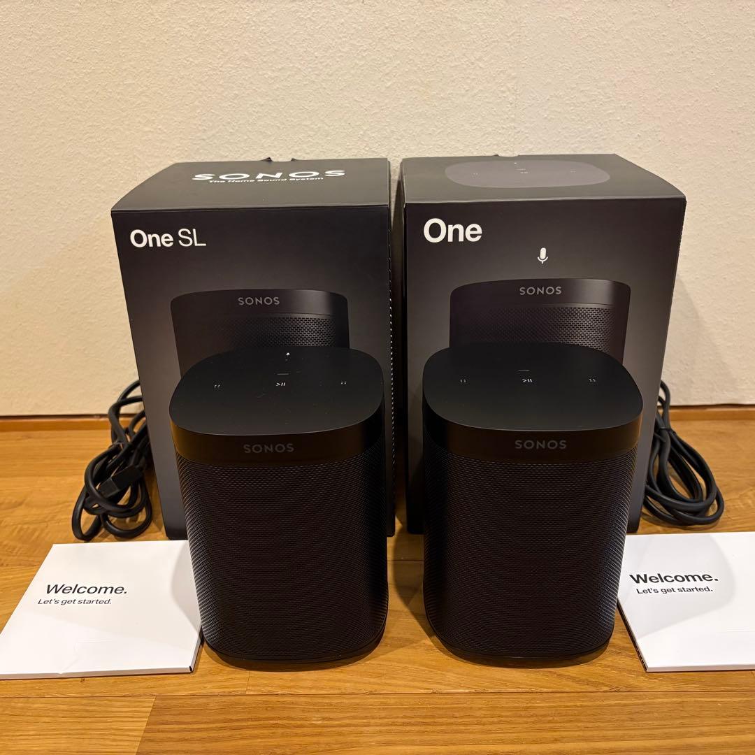 Sonos One gen.2, One SL gen.2 セット ブラック Amazon.com: Sonos One (Gen 2) Two Room Set Voice Controlled Smart