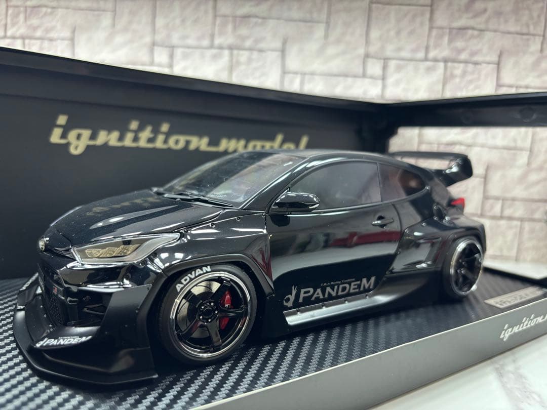 1/18ミニカー GRヤリス　パンデム【新品】カスタム 1/18 スケール「PANDEM GR YARIS (4BA)」：鋭意開発中！ | ignition model