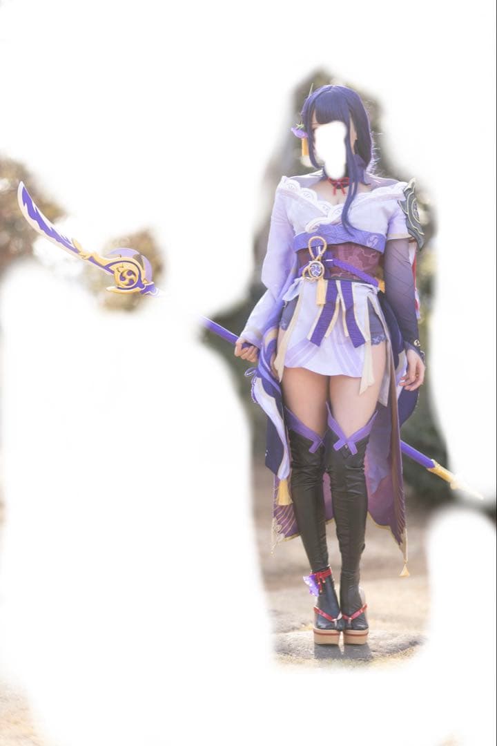 原神 雷電将軍 コスプレ 三分妄想 三分妄想 原神 コスプレ 雷電将軍 衣装 リニューアルVer