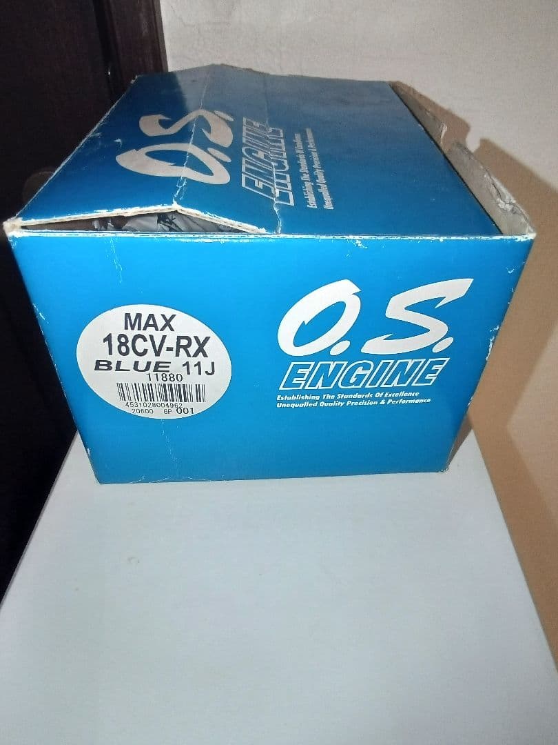 ジャンク扱い ほぼ未使用 O.S. MAX 18CV-Rエンジン ドラムキャブ