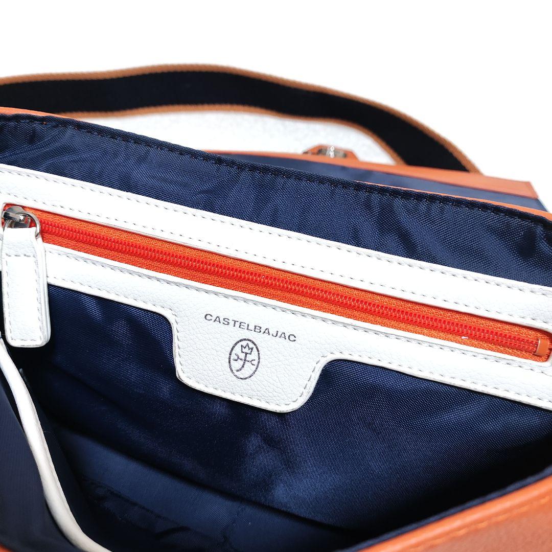 ⭐️ほぼ未使用⭐️CASTELBAJAC オレンジ ショルダーバッグ ソルベ