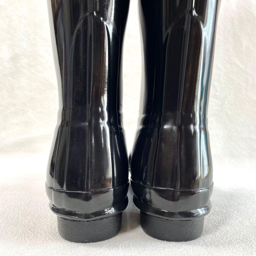 極美品✨ハンター グロス トールブーツ グラデーション ロング 艶あり