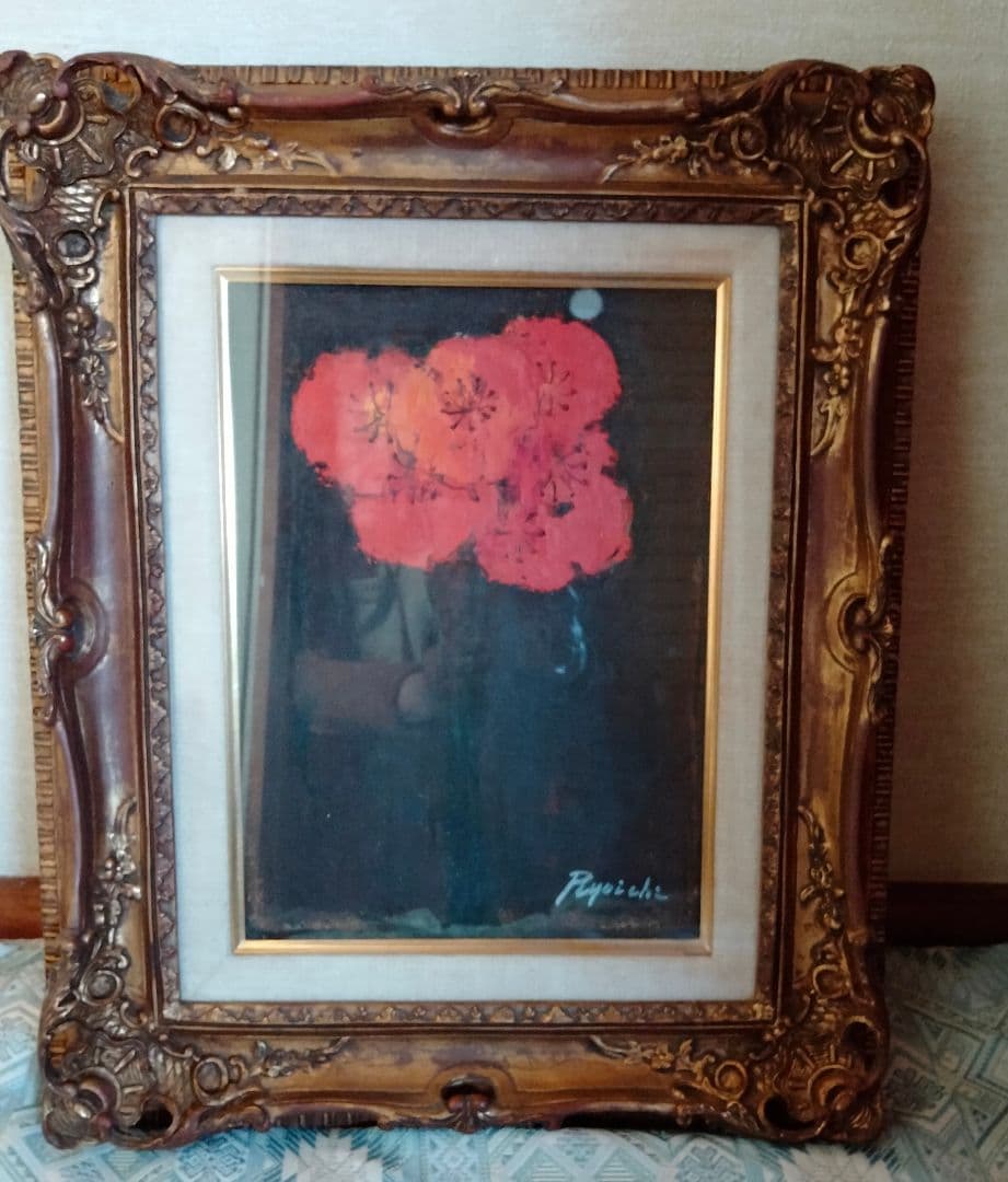 油絵 小笠原亮一 ポピー - メルカリ