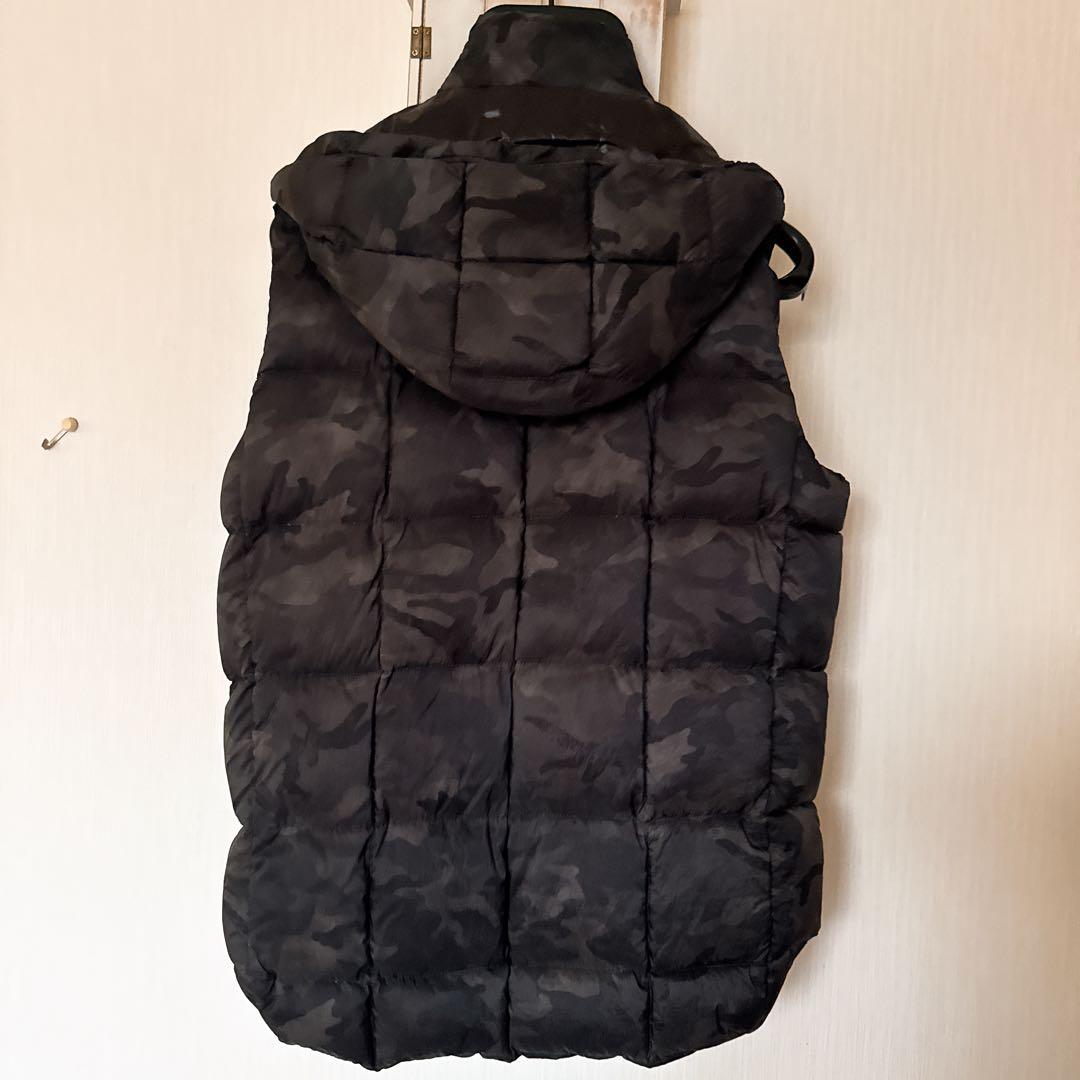 ほぼ新品 TATRAS タトラス ダウンベスト カモフラ 迷彩 ブラック 02