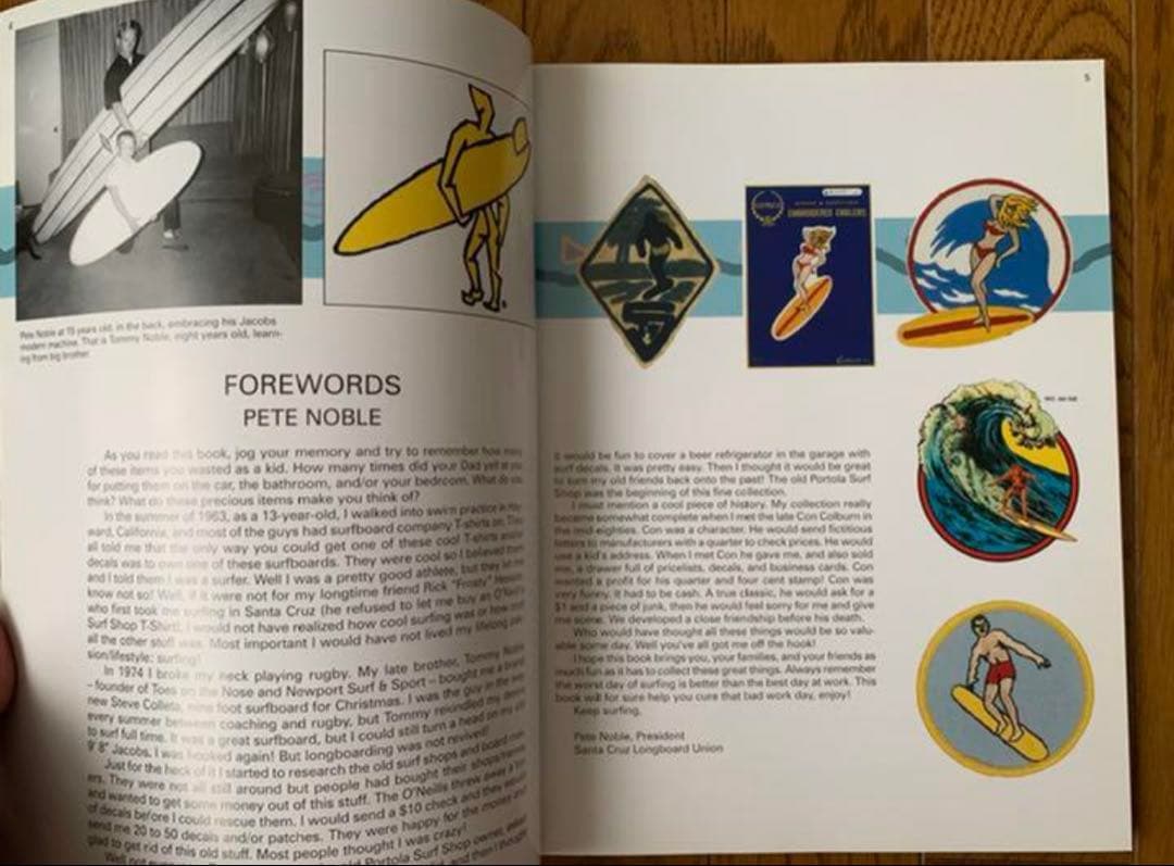 サーフショップ、ボードなどステッカー 1250 記載 洋書 - メルカリ