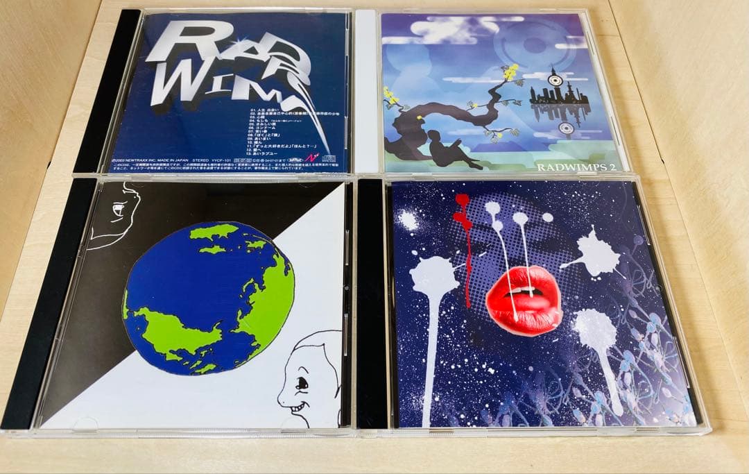 【希少 帯付】 RADWIMPS インディーズ期 初期 CD 4枚セット RADWIMPS インディーズ アルバム 廃盤 帯付き 希少 レア ラッド