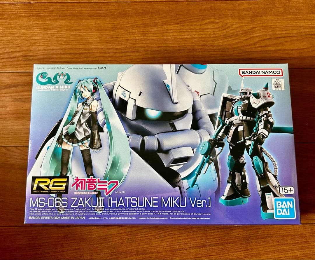 新品未開封 RG ザクII 初音ミクver. 限定