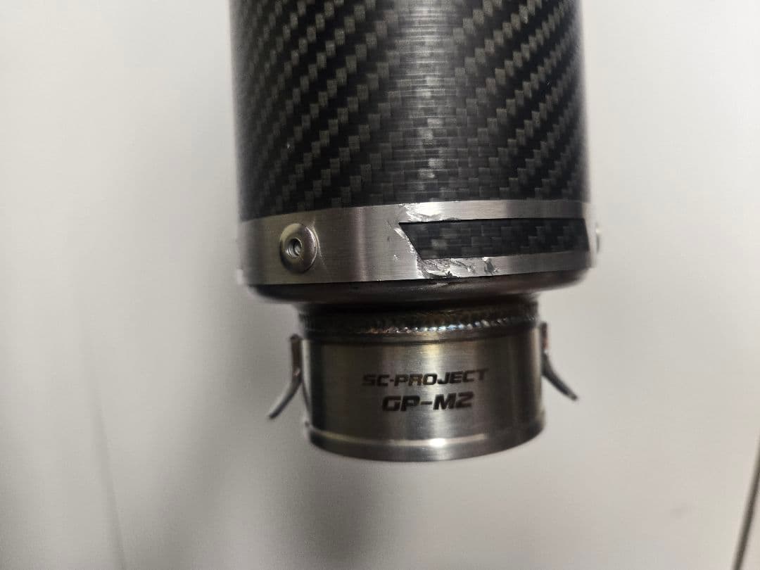 SC-PROJECT GP-M2 ツイン スリップオンサイレンサー 60.5mm