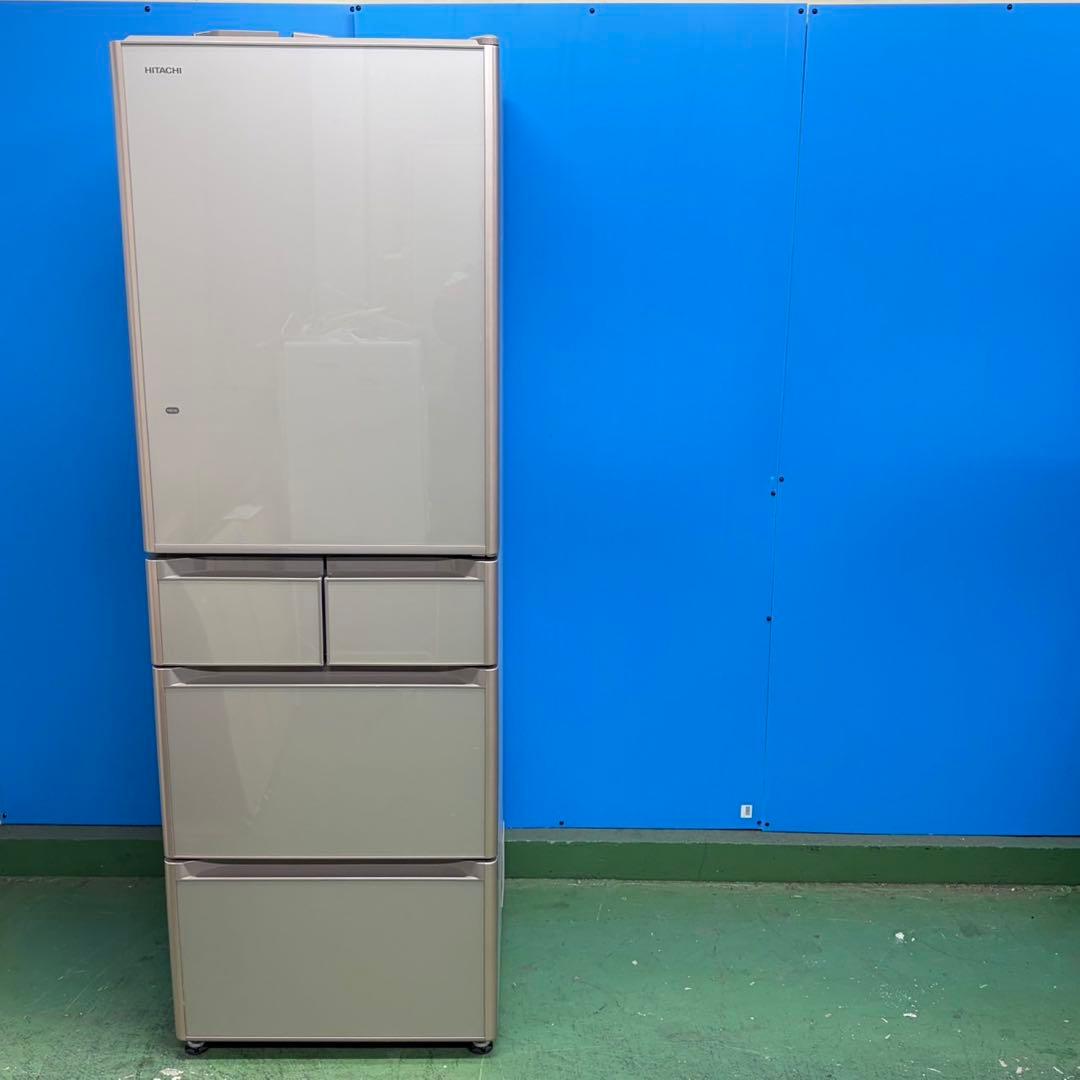 819 ガラストップ 人気デザイン 5ドア 大型 冷蔵庫 右開き 自動製氷