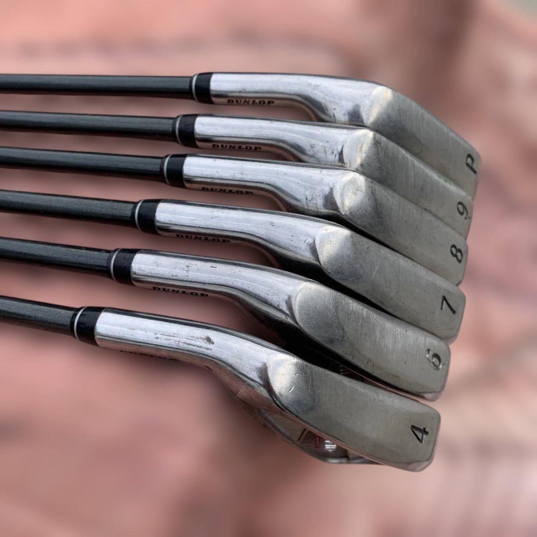 ダンロップ マックスフライ HI-BRID レフティ 左利き アイアンセット6本
