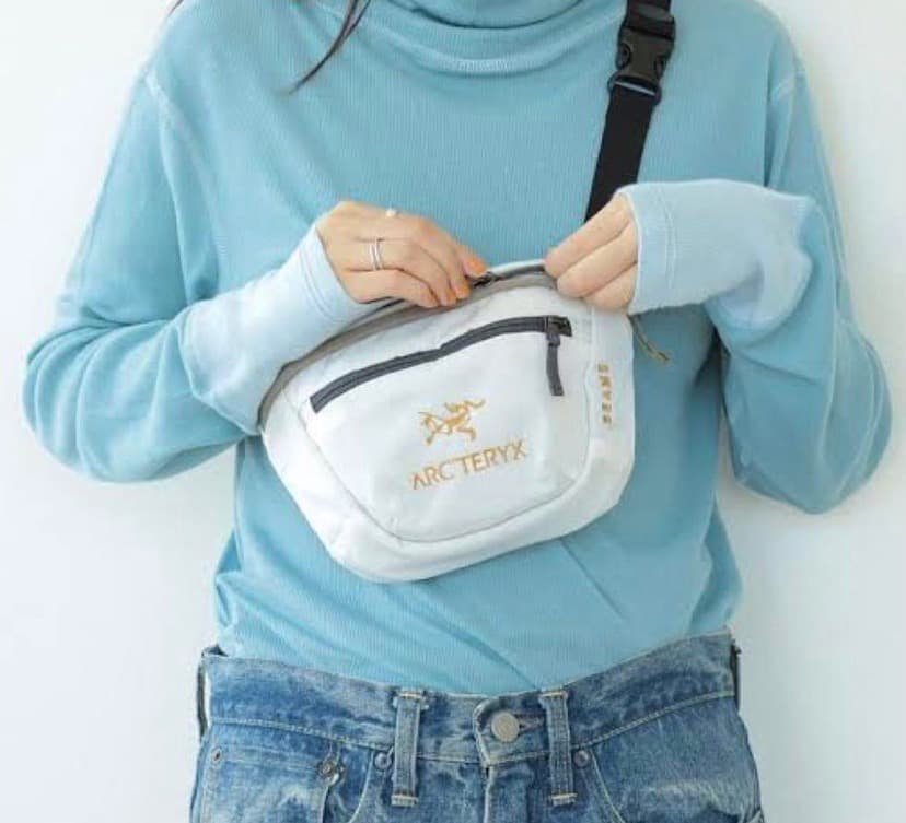 ARC'TERYX ×Beams Mantis1 ホワイト ARC'TERYX / MANTIS1 WAISTPACK（ボディバッグ/ウエストポーチ