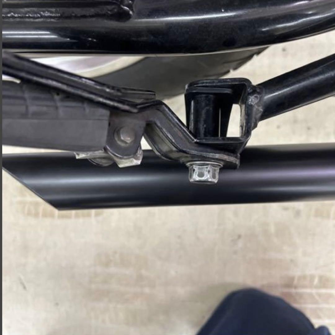 ワンオフ SR400 ショート菅 ドラッグパイプスラッシュカットマフラー