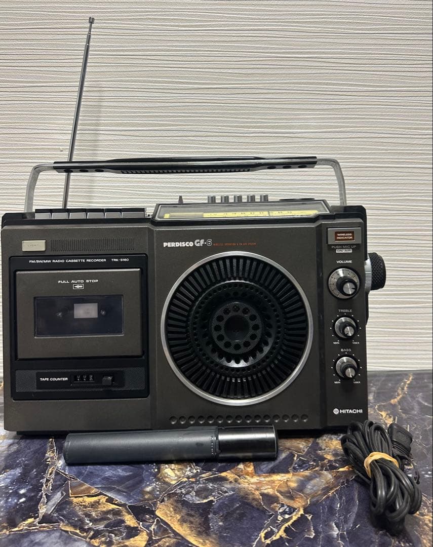 希少・動作品日立 HITACHI ラジカセ TRK-5160 ディスコ GF-6 - メルカリ