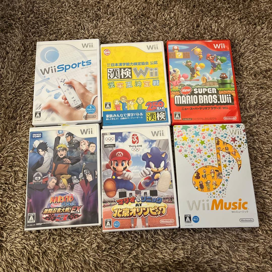 Wiiソフトセット（6本） バラ売り相談可 - メルカリ
