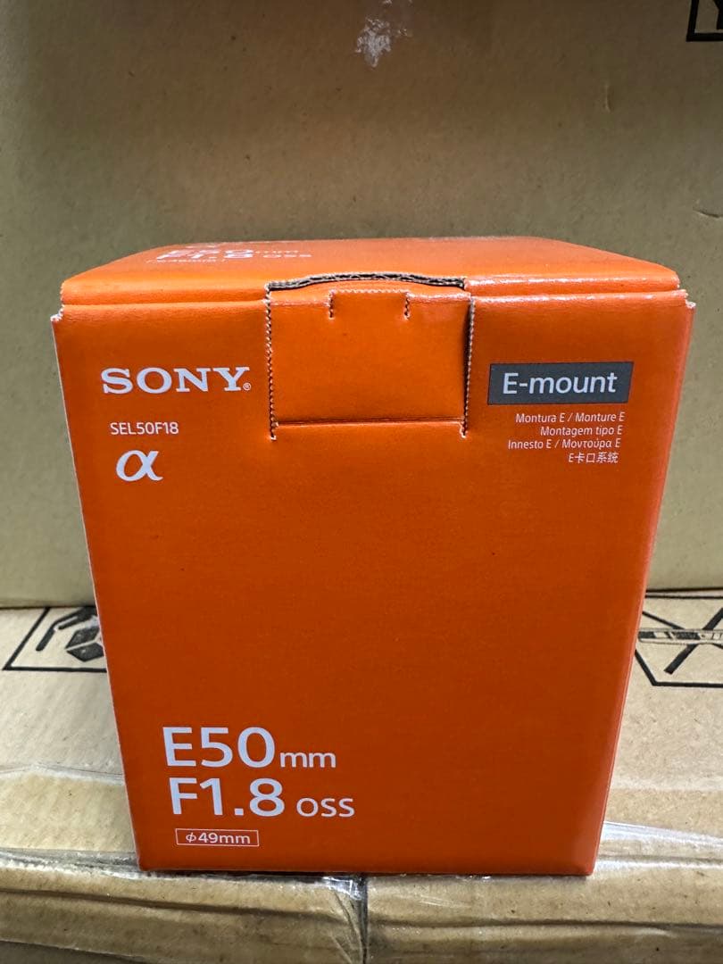 SONY E50mm F1.8 OSS レンズ カメラレンズ E 50mm F1.8 OSS APS-C用 ブラック SEL50F18 [ソニーE