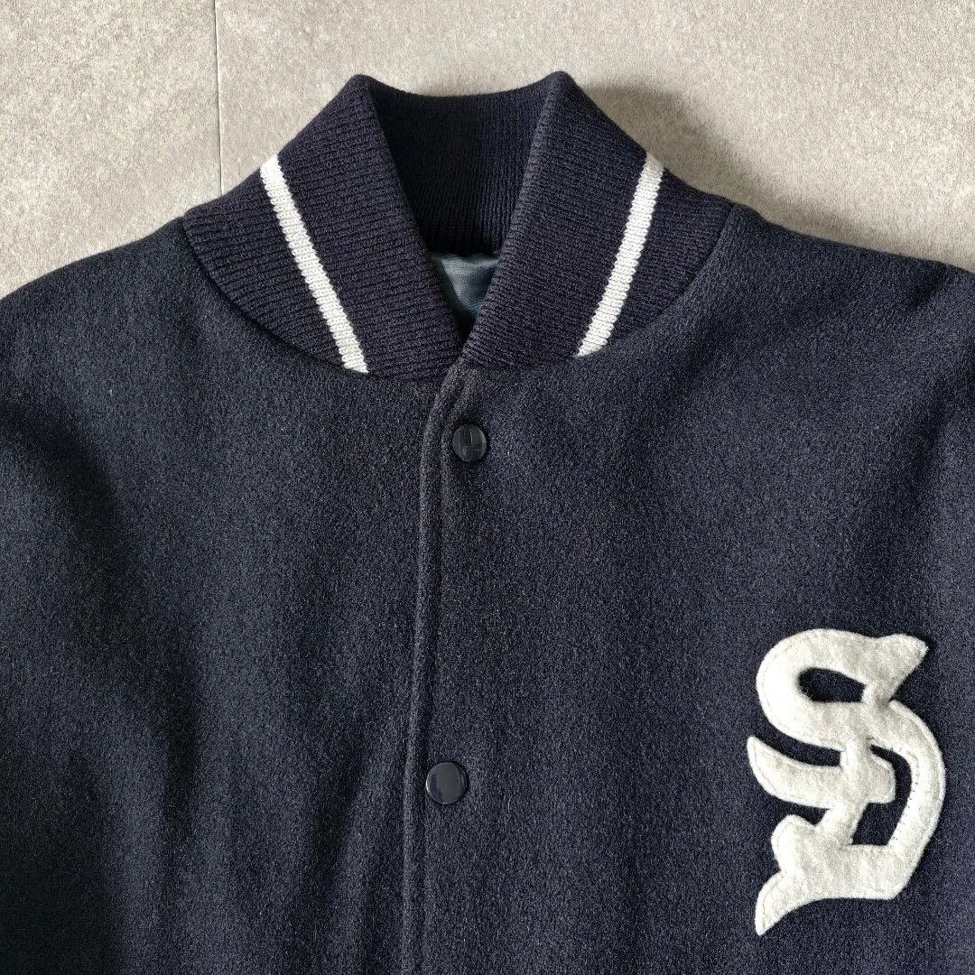 1999 オールド シュプリーム 2nd スタジャン Varsity L 90s - メルカリ