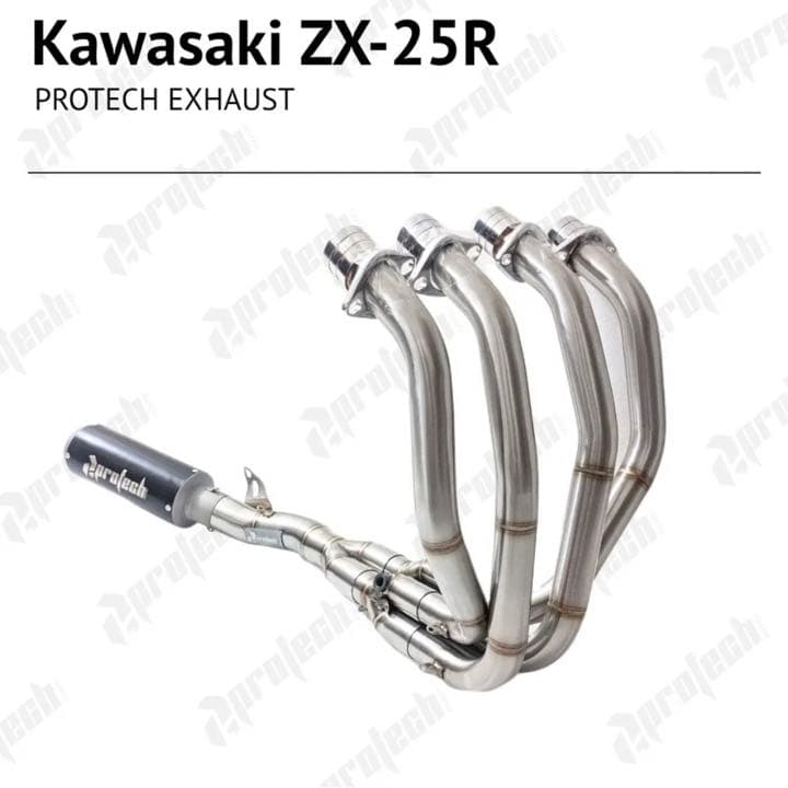 ZX-25R ZX25R レーシングマフラー フルエキ ステンレス 4-2-1 - メルカリ