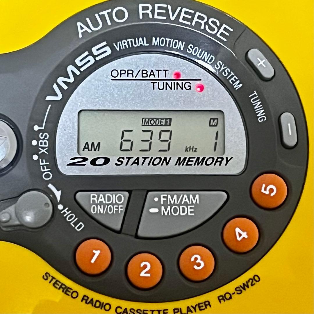 整備品】Panasonic SHOCKWAVE RQ-SW20 イエロー - メルカリ