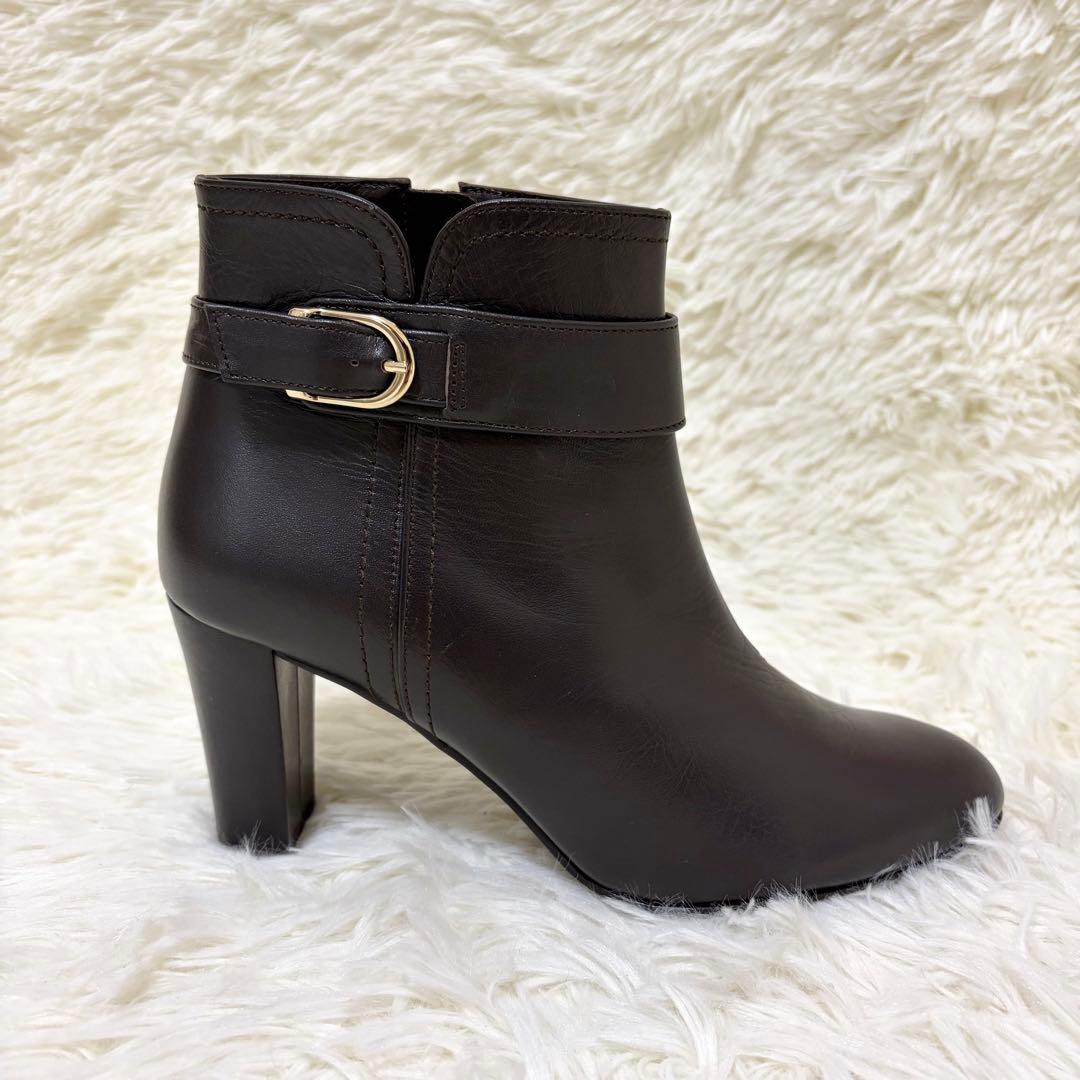 未使用品✨DIANA ショートブーツ ベルト ブラウン 日本製 23.5cm