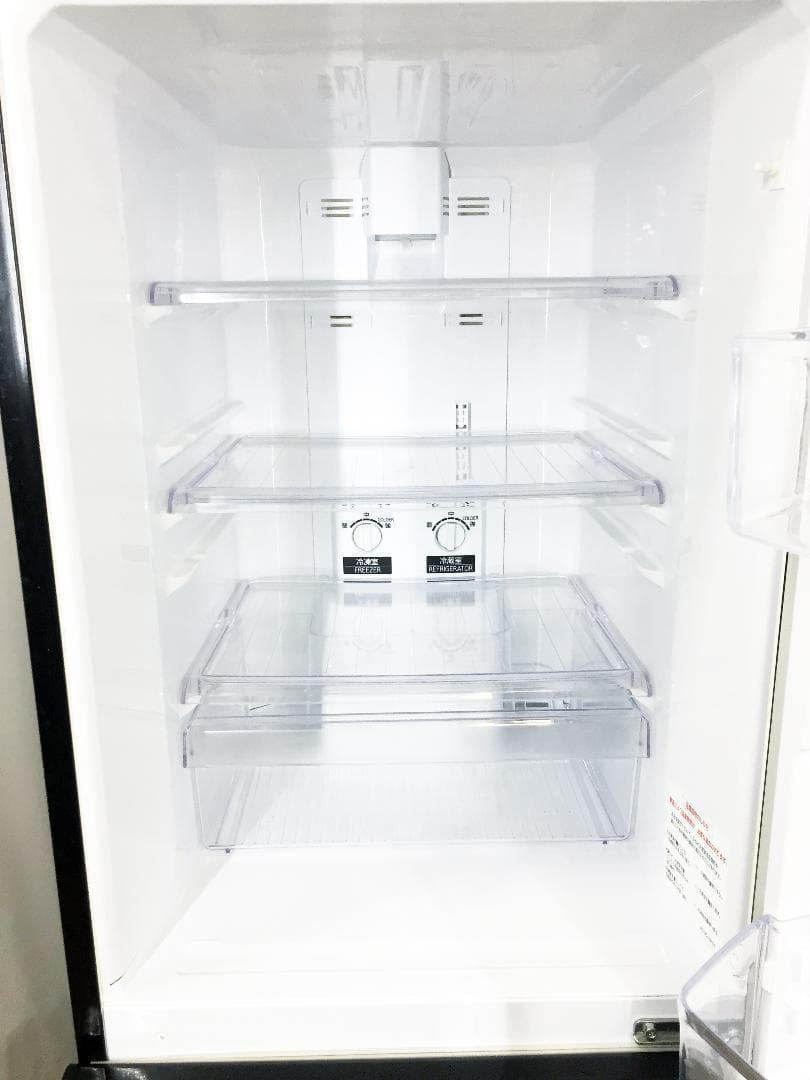 送料無料☆中古☆三菱 146L ラウンドカット 2ドア冷蔵庫【MR-P15T
