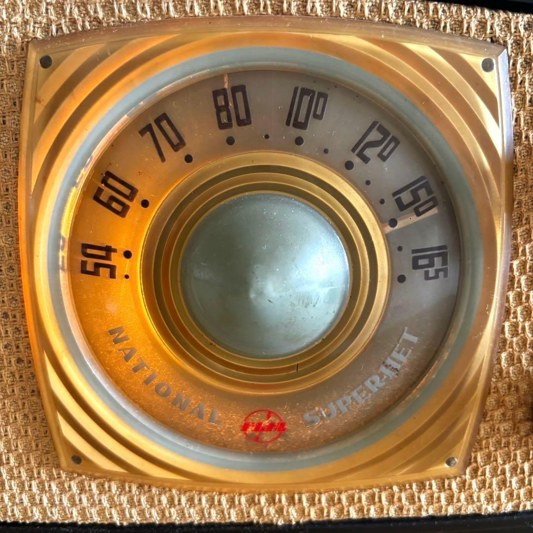 ひでさん様　美品 松下 DX -370 昭和レトロ 真空管ラジオ 受信確認