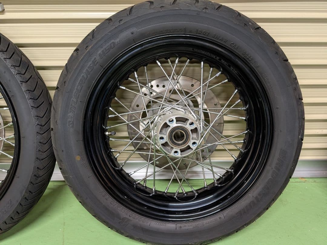 ハーレーダビッドソンFXDBストリートボブ純正ホイールタイヤディスク