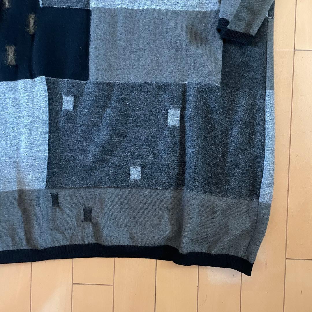 FUGA FUGA パッチワークニットワンピース - メルカリ