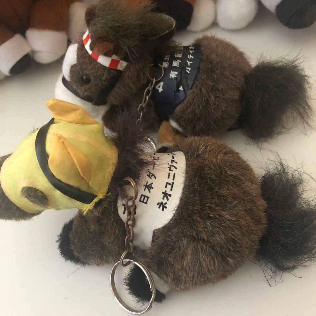 ♢送料込♢競馬 記念ホース 馬 ぬいぐるみ キーホルダー まとめ売り