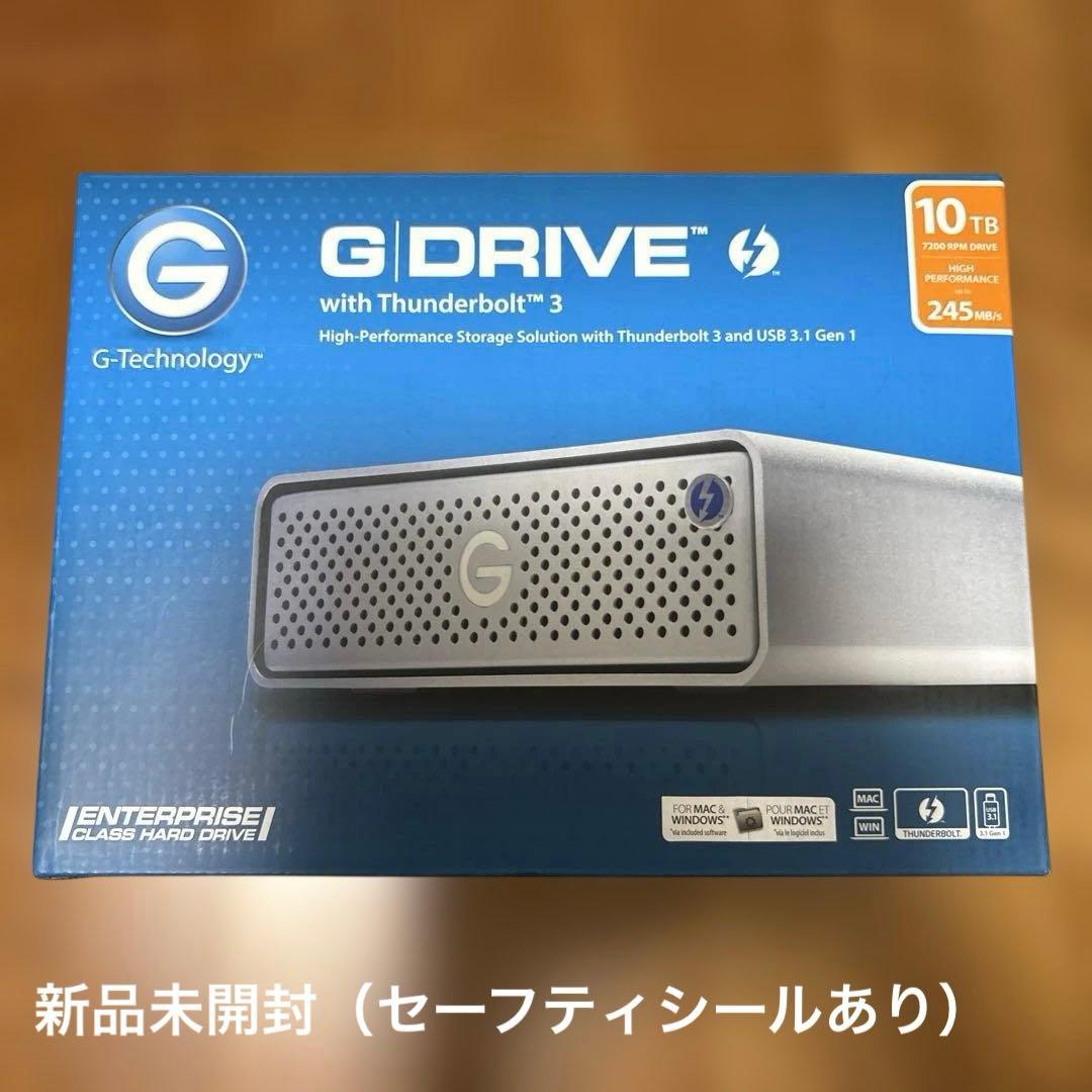 外付けハードディスク・ドライブ G-Technology 10TB G-DRIVE Thunderbolt 3 Amazon | G-Technology 10TB G-DRIVE Thunderbolt 3 & USB-C
