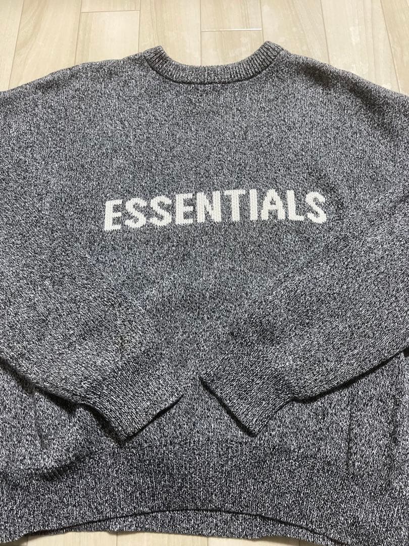 ESSENTIALS グレー ニット Mサイズ FEAR OF GOD ESSENTIALS Knit Sweater - Grey Melange – Underrated Store