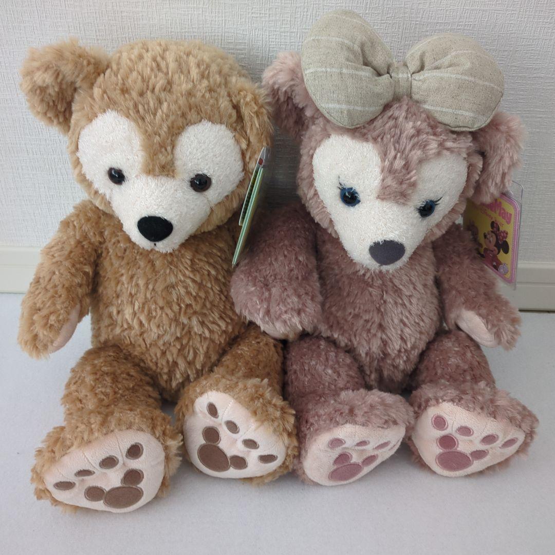 新品タグ付き☆ダッフィートシェリーメイのぬいぐるみ 2体セット