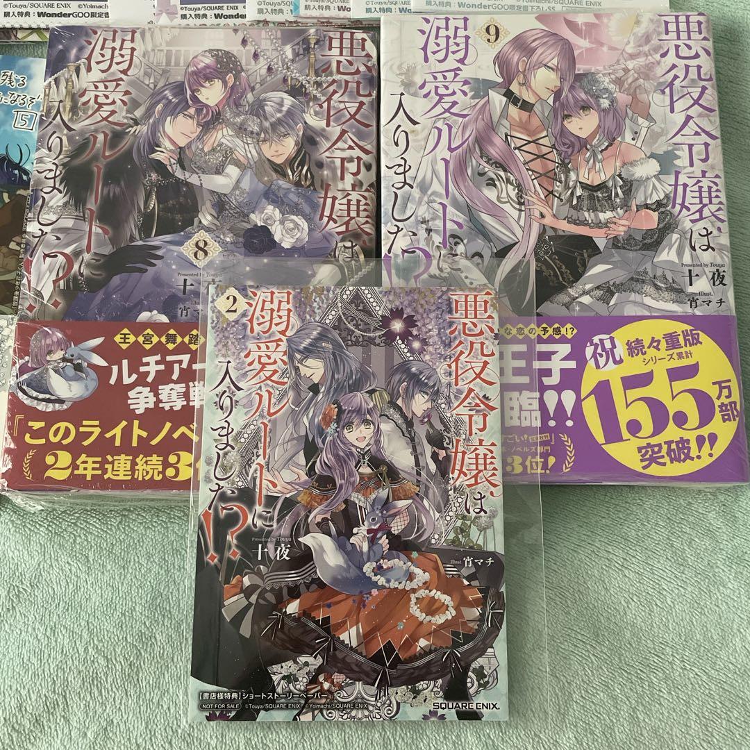 悪役令嬢は溺愛ルートに入りました⁉︎ 8巻 9巻 特典SSペーパー - メルカリ