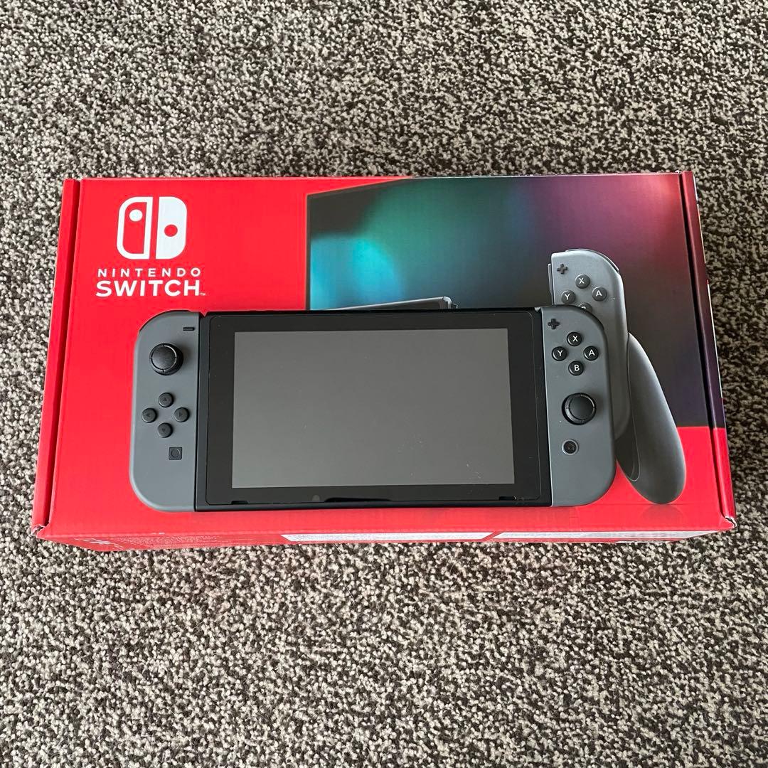 ★お値下げ★NintendoSwitch グレー 本体 付属品完備 箱付き 任天堂 Nintendo Switch 本体 グレー HAC-S-KAAAA Nintendo Switch