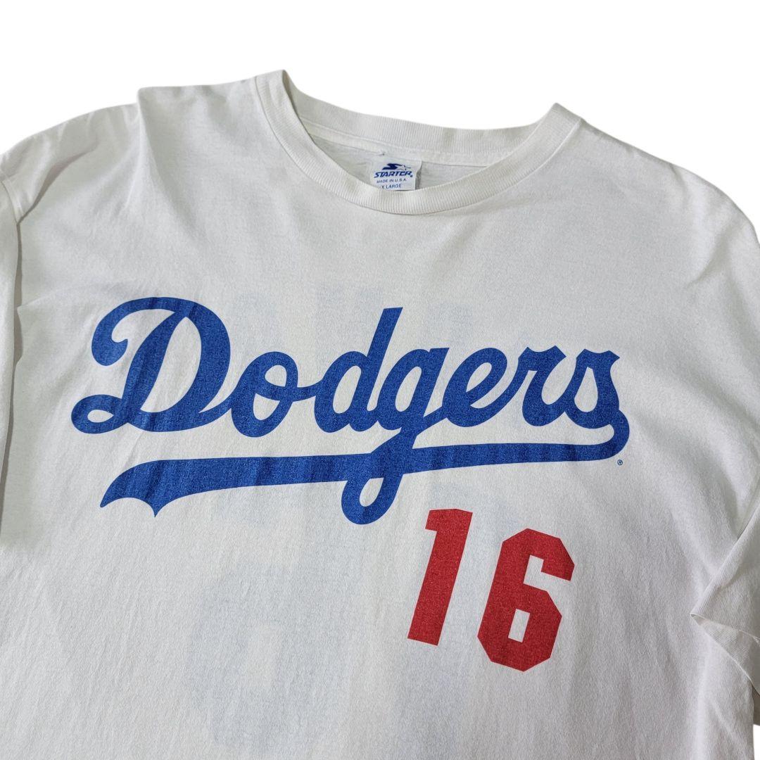 MLB公式 USA 90S ドジャース 野茂英雄 Tシャツ STARTER XL - メルカリ