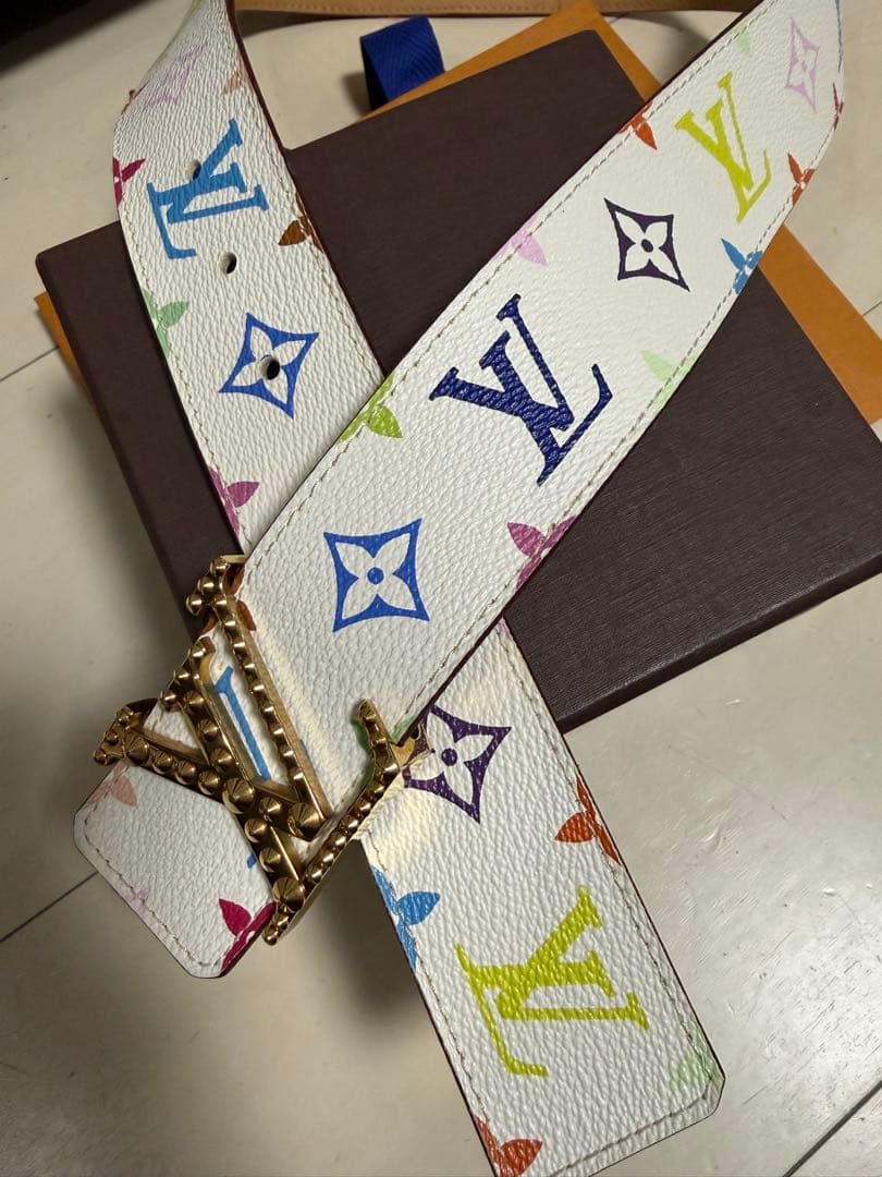 Louis Vuitton マルチカラー ベルト - メルカリ