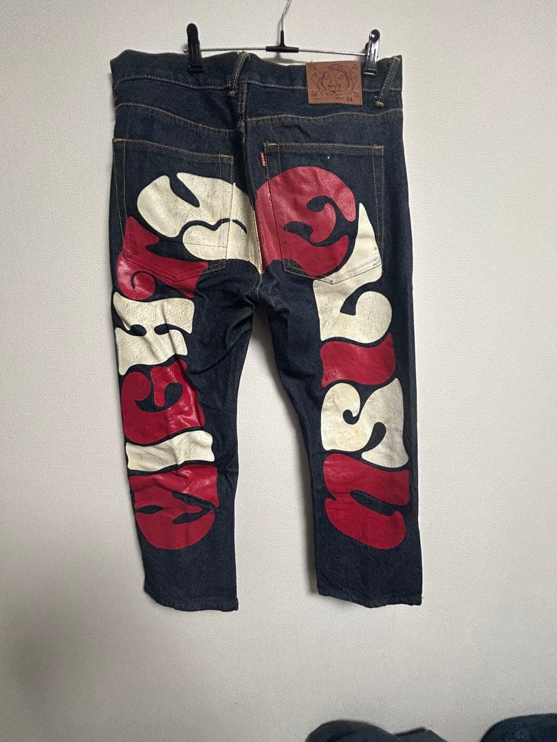 エヴィス　EVISUジーンズ　MIGHTY EVISUカモメ34 エヴィス EVISUジーンズ MIGHTY EVISUカモメ 大黒 32×35 - メルカリ