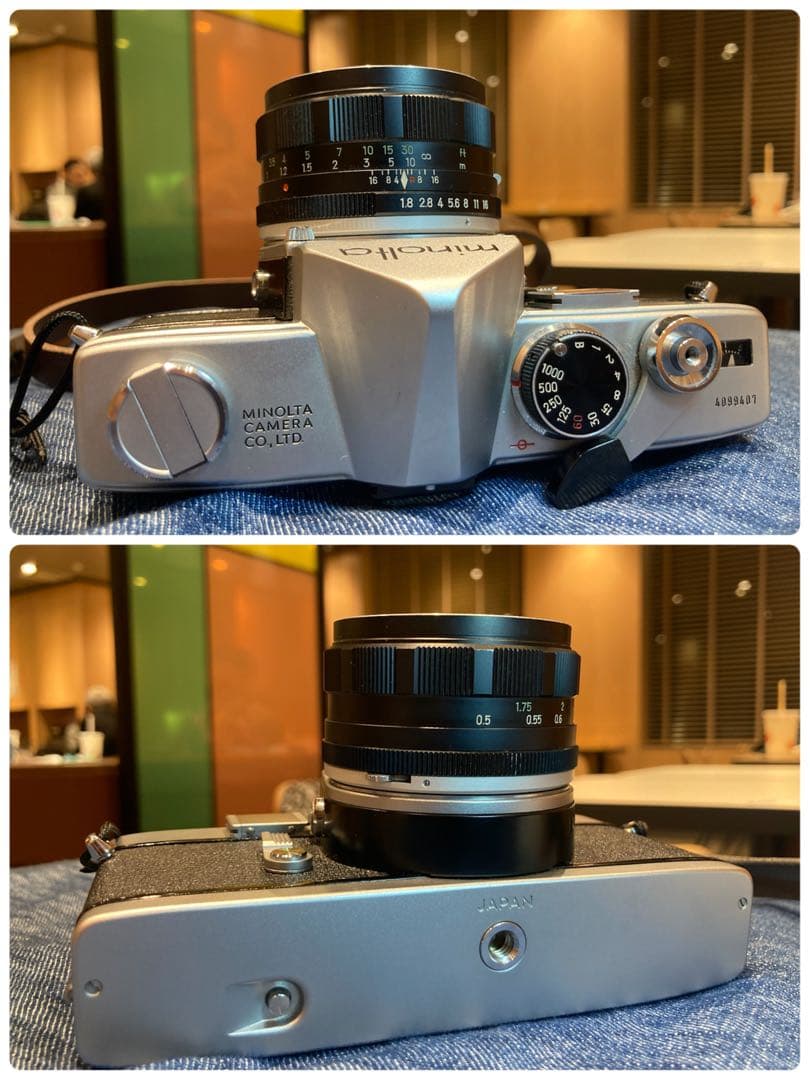 完動品＊美品＊初期保証☆minolta Sr-1s&ロッコールレンズ☆