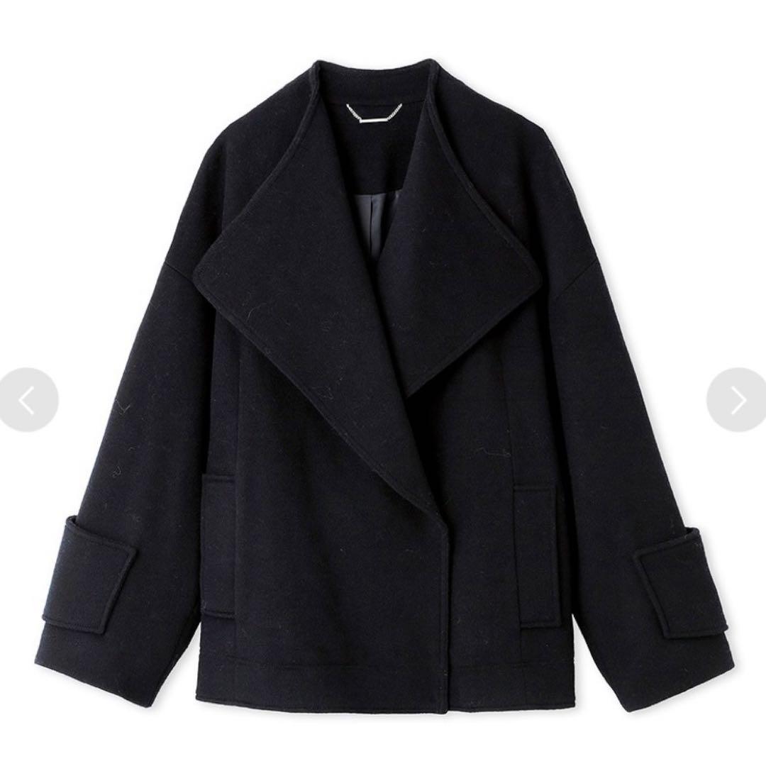 新品未使用☆即完売 定番人気 CELFORD ウールショートコート ネイビー