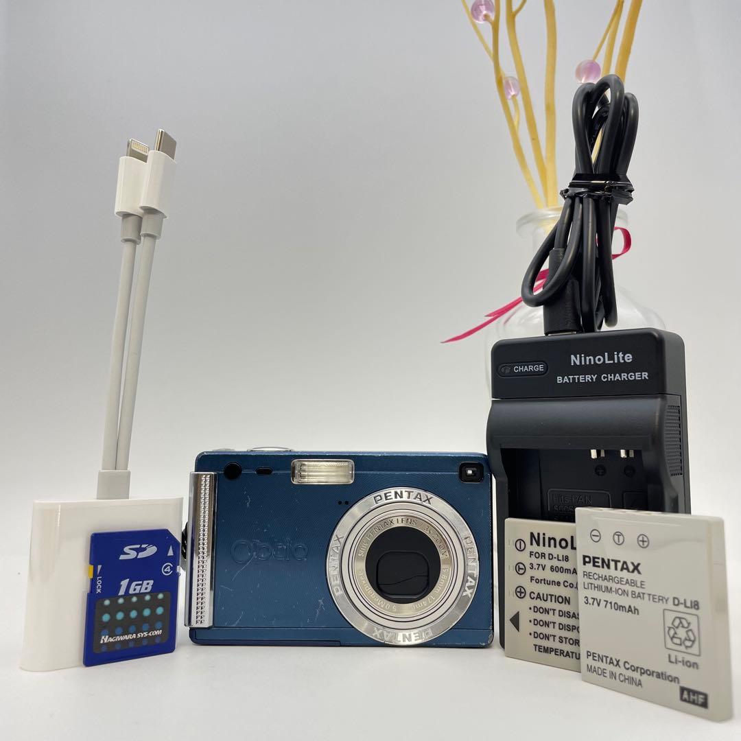 動作確認済✨PENTAX Optio s5i✨スマホ転送OK 可愛い コンデジ