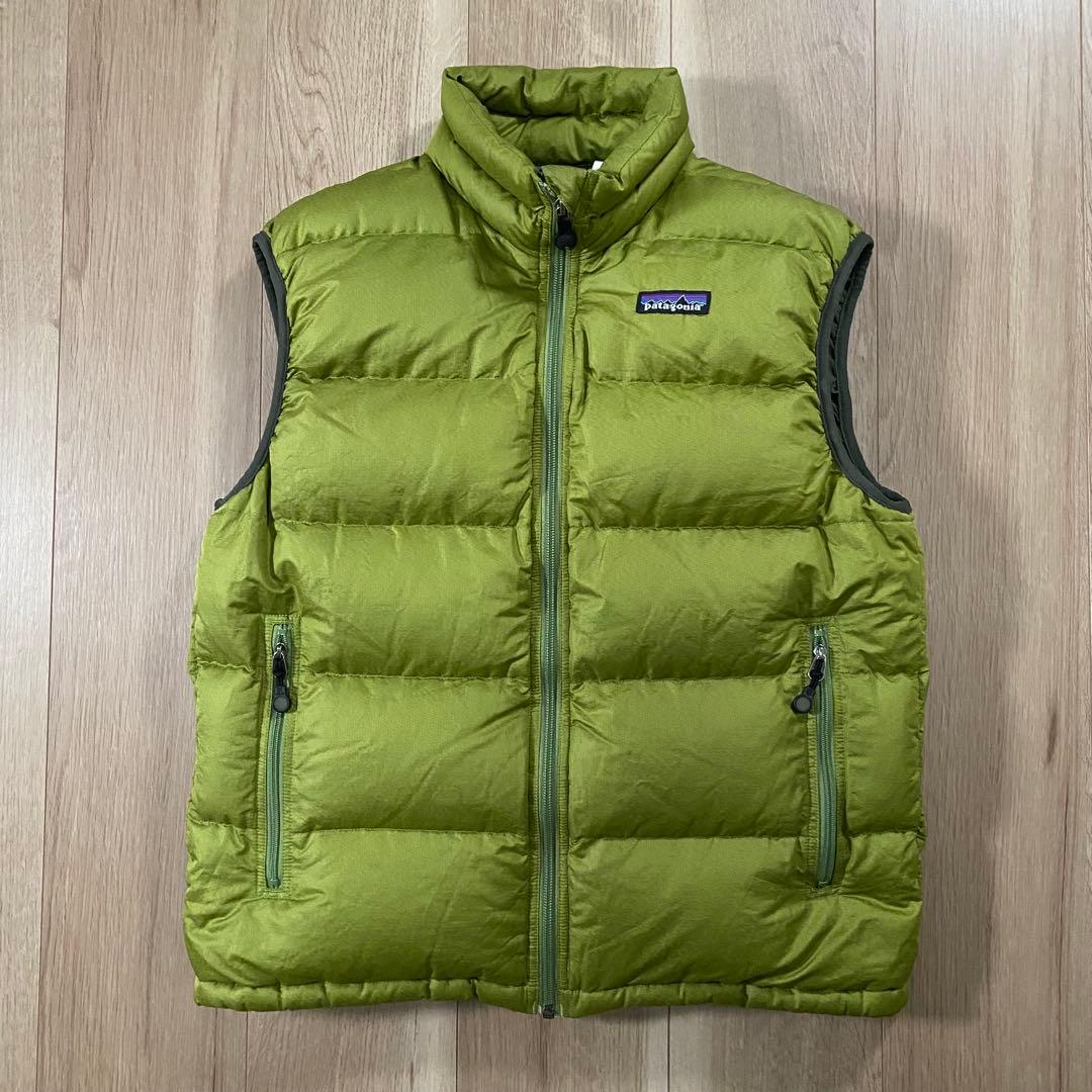 【希少カラー】Patagonia　ダウンベスト　グリーン　Sサイズ 中古】Patagonia(パタゴニア)KID'Sダウン【ベスト】12Lレディース