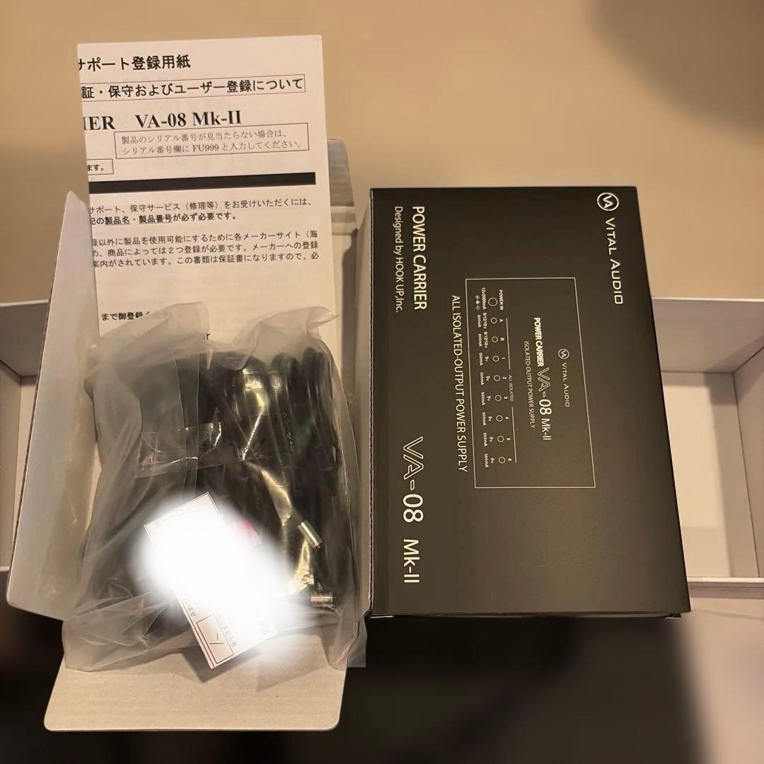 ほぼ新品、付属品完備】VITAL AUDIO VA08 Mk-II 保証期間内