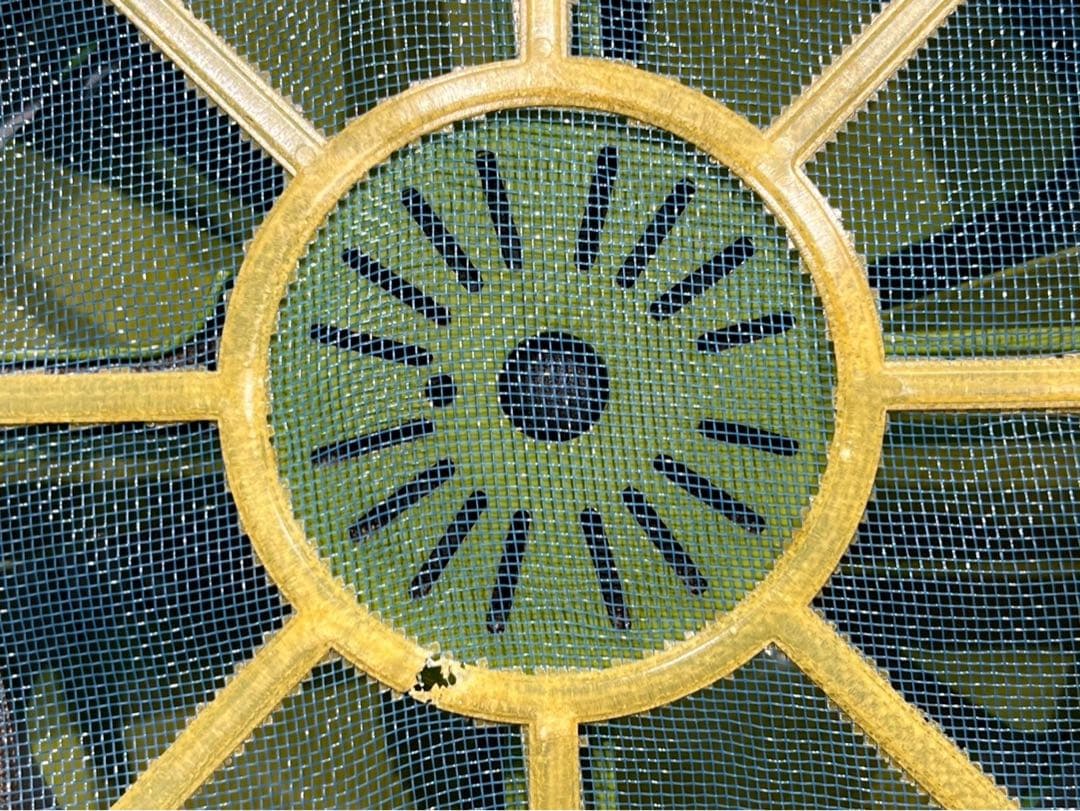 縦型 窓用換気扇 当時物 扇風機 緑 インテリア 昭和レトロ レトロ