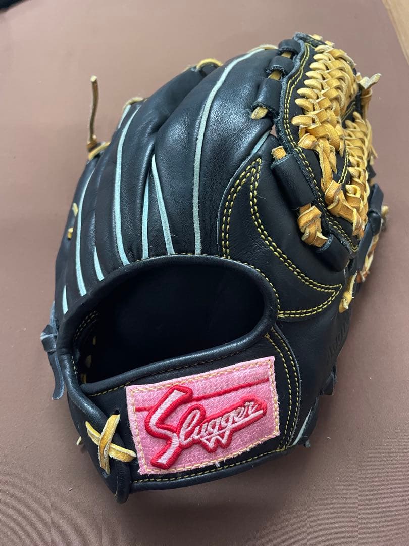 MC7　Slugger 軟式グローブ 黒/茶 MC7様専用 Slugger 軟式グローブ 黒/茶