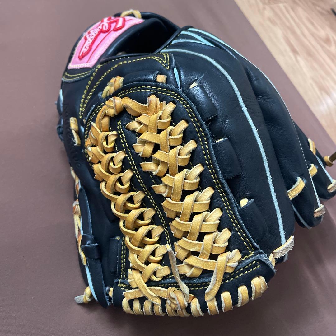 MC7様専用 Slugger 軟式グローブ 黒/茶