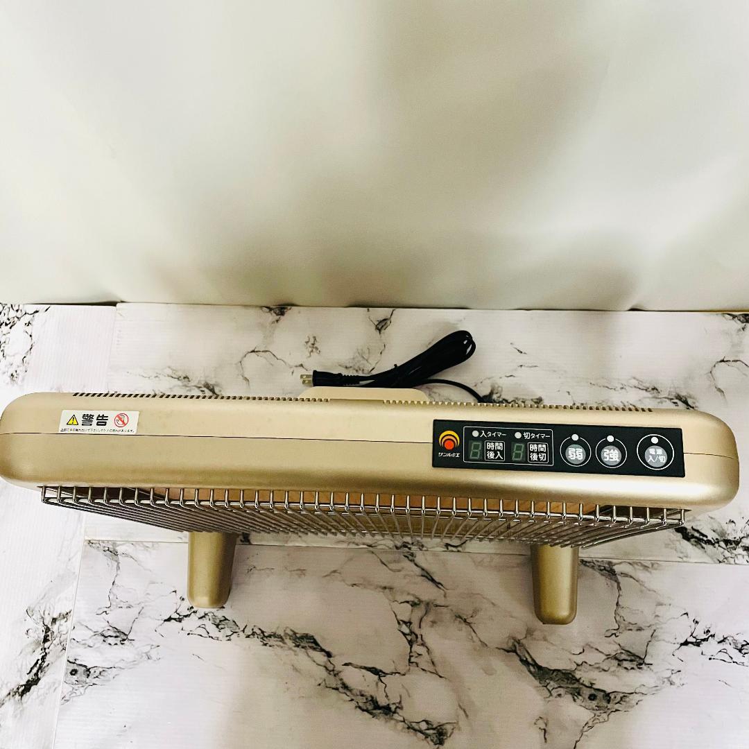 良品・取説付】サンルミエ E800L-TM2 遠赤外線パネルヒーター タイマー