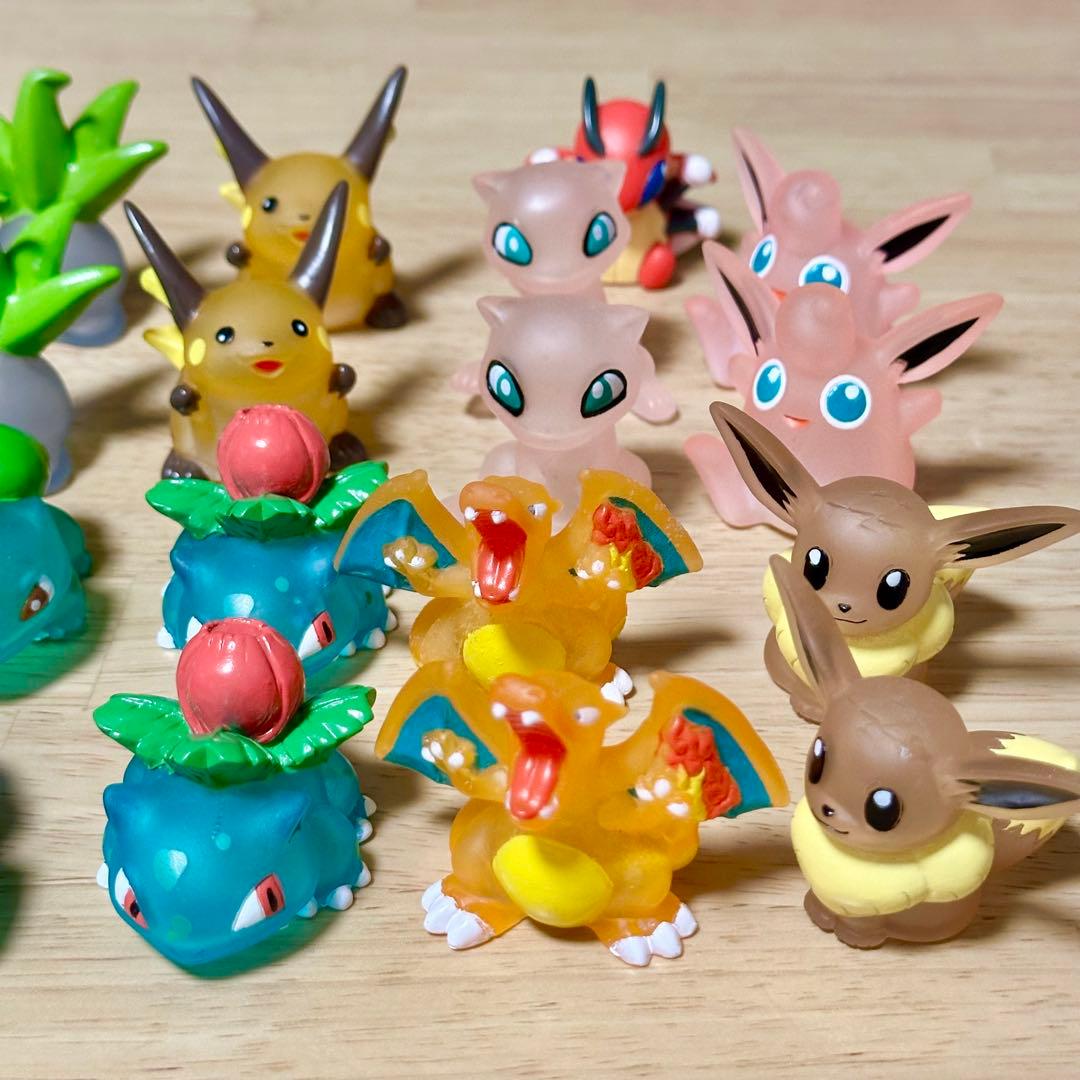 クリア23体】ポケモンキッズ 初代 指人形 フィギュア 27体セット