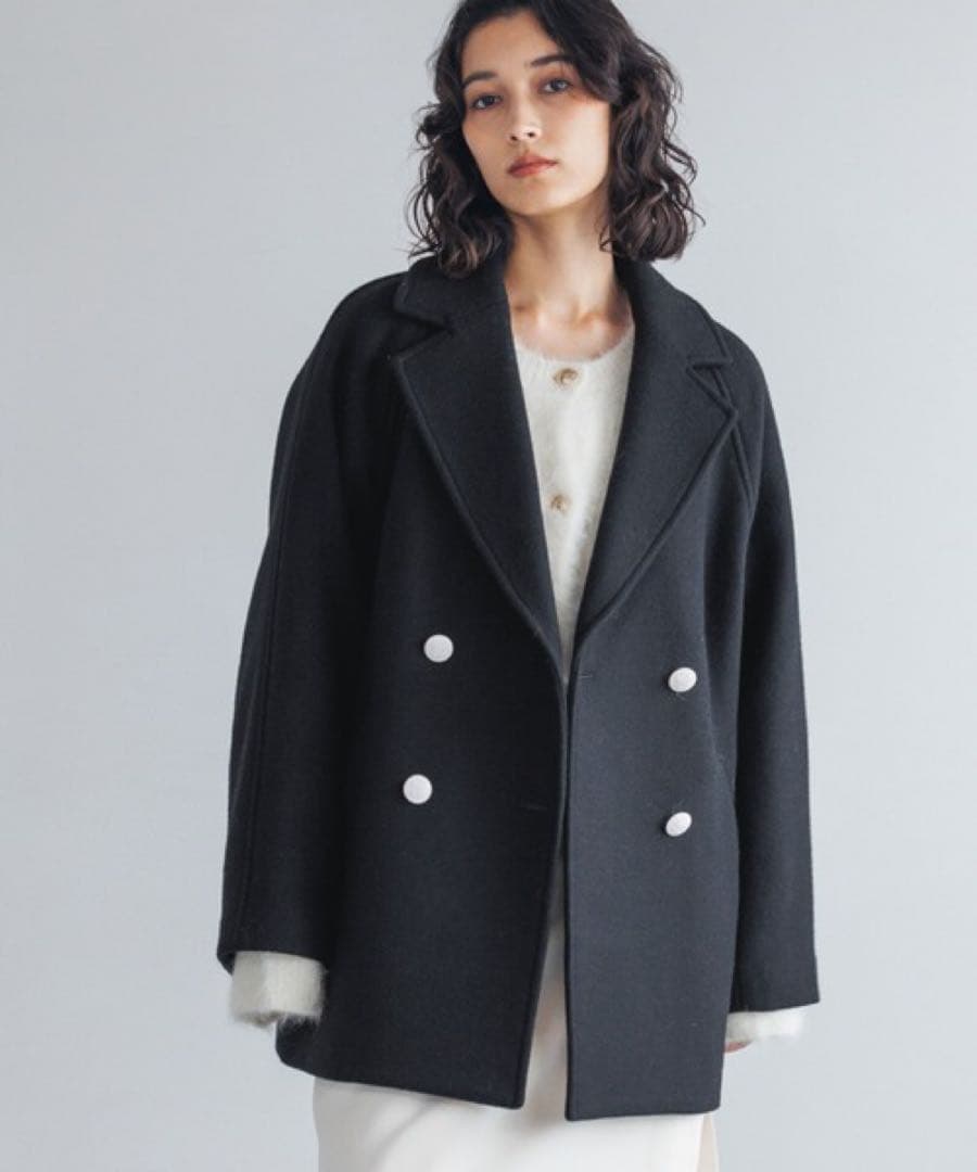 【A part by】スーパー100メルトンジャケットコート 楽天市場】【SALE／21%OFF】スーパー100メルトンジャケットコート A